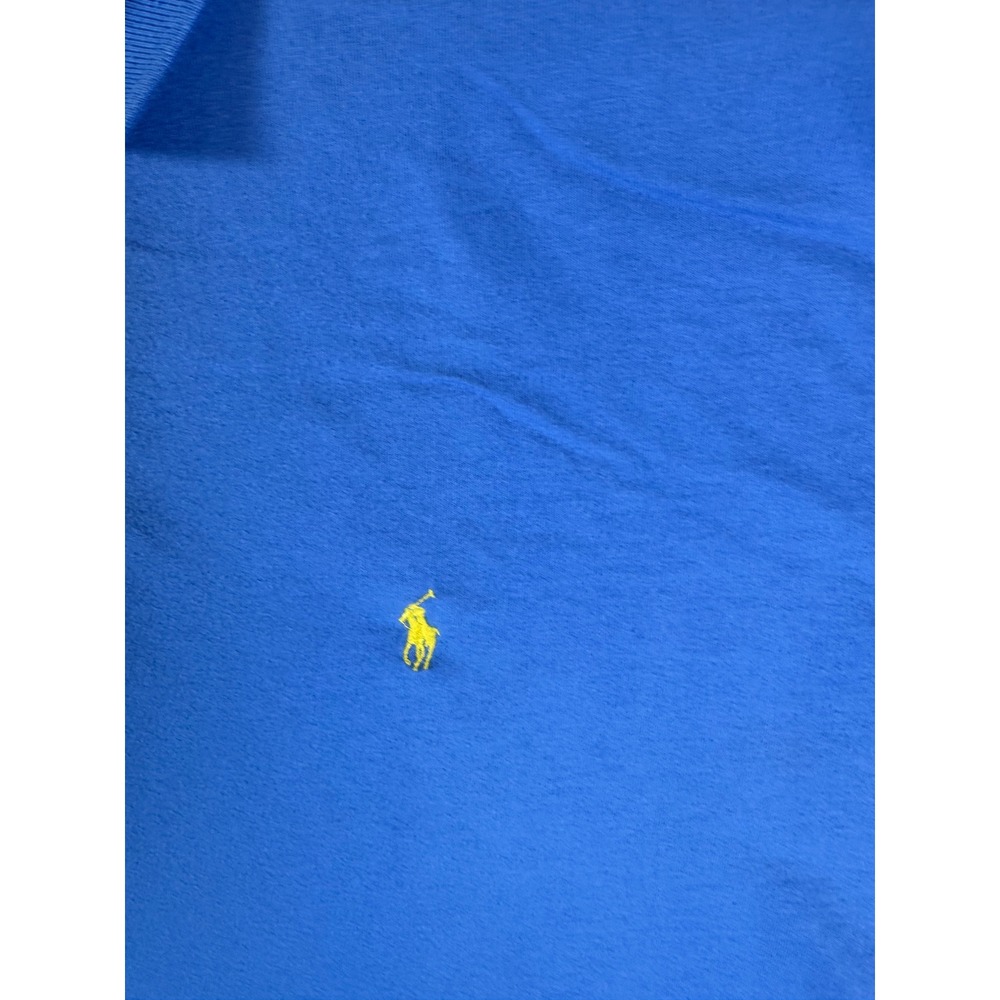 Polo Ralph Lauren Men's Royal Blue Short Sleeve Polo‎ Shirt XXL Embroidered Pony - Picture 3 of 10